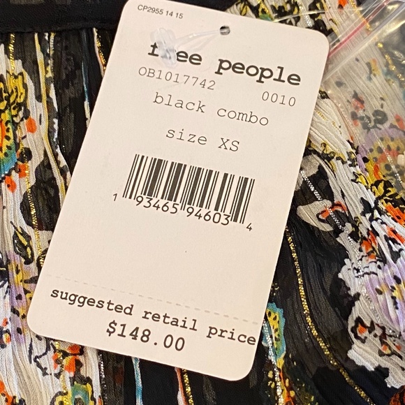 NWT Free People Dance Magic Boho Tunic Dress XS - Picture 12 of 13